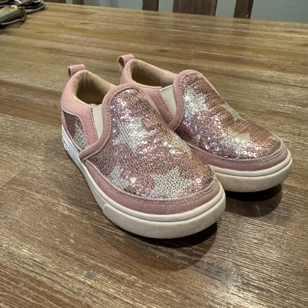 Pink Sequin Ugg Shoes, Toddler Size 10